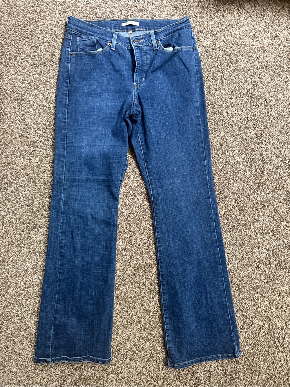 Levi's Dark Blue Straight Jeans